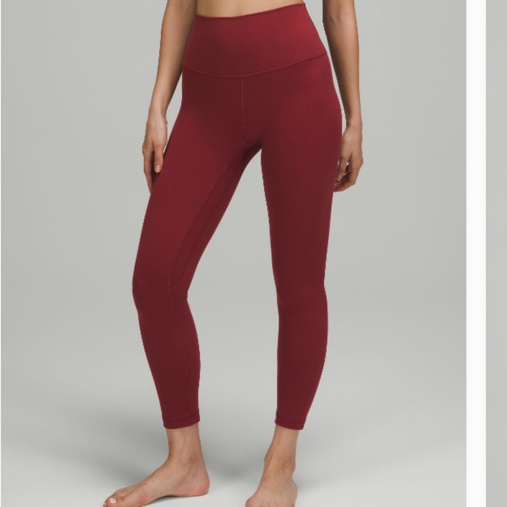 Lululemon Align High Rise 25’ Color-Mulled Wine